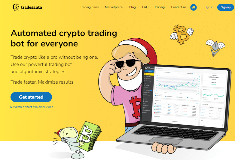 TradeSanta AI crypto trading bot